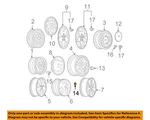 Gm Oem 03-05 Cavalier Wheels-wheel Cap 9595187 New. Price: $58.90.