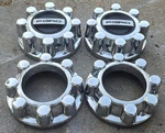 Set Of 2017-2023 Ford F250 Super Duty 4X4 Chrome 8-LUG Center Hubcaps Used. Price: $144.99.