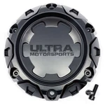 Ultra Motorsports Xtreme Center Cap A89-0056SB Matte Black Logo 5/6-LUG New. Price: $39.00.