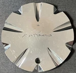 Katana Chrome Center C-357 Custom Wheel Screw On Hubcap Rim Middle Used. Price: $23.96.