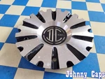 Crave Wheels # 261S158-M Blk & Silver Metal Center Cap 62 (qty. 1) Used. Price: $39.73.
