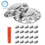 Lug Nuts 33MM Wheel Center Cap Chrome Front Axle Cover With Hub 1 Pair New. Price: $42.70.