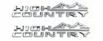 2P High Country Emblem Fender Door Badge For 19-23 Silverado ( Chrome ) New. Price: $36.95.