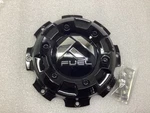 New Fuel Gloss Black 8 Lug Dually Front Center Cap W/ Screws 1003-37GB. Price: $26.73.