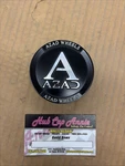 Azad Wheels # 1038K75 Black Custom Center Cap Used. Price: $35.00.