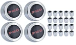 Oer Black Rally Ii Center Cap & Lugnut Set 1967-1972 Pontiac Gto Lemans Firebird New. Price: $219.98.