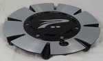 Platinum Wheels Gloss Black Silver Custom Center Caps # C801902B/M New. Price: $39.95.