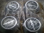 New 1980 1981 1982 Ford Thunderbird Wheel Hub Center Cap T-bird Nos Set. Price: $49.93.