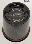 4 New 1327003019 American Racing AR910 Gloss Black Push Thru Wheel Center Caps. Price: $80.00.