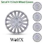 4 Pack 15" Wheel Covers Snap On R15 Hub Caps Silver Lacquer For Nissan Altima Pc New. Price: $38.99.