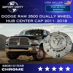 1X Chrome Front Center Hub Cap 68081010AB Fits For 2011-18 Dodge Ram 3500 Dually New. Price: $78.99.