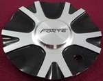Forte Wheels Silver / Gloss Black Custom Center Cap # C-380-1 (1) Used. Price: $59.25.