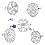 For Jaguar S-type 2003-2005 Wheel Cap New. Price: $721.17.