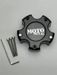 Moto Metal Matte Black Lug Wheel Center Cap W/screws MO909B5127YB 308L121 New. Price: $20.00.
