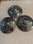Evo Forged Chrome Hub Caps Used. Price: $30.00.