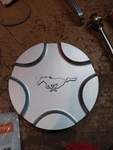 Mustang Center Cap XR33-1A096-CB. Used. Price: $27.00.
