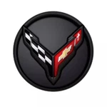 Gm 84691535 2020-2024 Corvette C8 Carbon Flash Cross Flag Logo Center Cap Qty New. Price: $49.98.