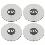 Set Of 4 Genuine Wheel Hub Center Cap Silver W/ Kia Logo Oem Optima 11-15. Price: $129.94.