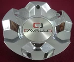 Cavallo Wheels Chrome Custom Center Cap # C257L176S Used. Price: $69.95.