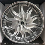 24X10" Forged 3PC Wheel Single Rim 6X135/6X5.3 Lincoln Floating Caps ET+30MM New. Price: $939.75.