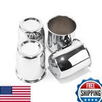 Rheedal 4PC 3.19" Stainless Trailer Wheel Center Caps Push-through Hub Covers New. Price: $76.67.