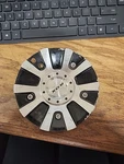 One Used Rox Silver/black Centercap 1461L155L-M1 /11273. Price: $15.00.