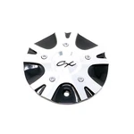 CAP-811MB Chrome Xpressions CX12 Machined/gloss Black Bolt Center New. Price: $36.25.