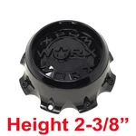 CAP-WX-8T-BB21 / Worx Alloy Gloss Black Bolt On Center New. Price: $65.25.