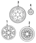 Genuine Mazda Hub Cap UB44-37-190E New. Price: $33.53.