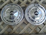 2 Vintage 1957 Chevrolet Belair Impala Nomad Hubcaps Wheel Covers Center Used. Price: $167.50.
