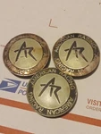 Lot Of 3 American Racing Custom Wheel Center Cap # 1242100S, F112-26 Used. Price: $22.25.