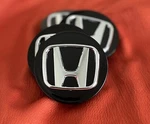 4XGLOSS Black Honda Accord Civic Crv Pilot 69MM Wheel Center Caps Silver Logo Remanufactured. Price: $23.99.