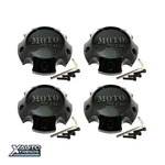 X Moto Metal Wheel Center Cap Gloss Black W/ Gray Lettering T127L145-5-H42-S1G New. Price: $132.00.