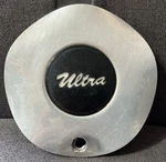 Ultra Wheels Custom Center Metal Hubcap 16" Rim Cover 5 Spoke Used. Price: $20.00.