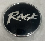 Rage Wheels Black Center Hub Cap C287 Used. Price: $24.95.