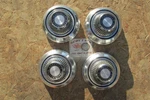 1979 Chrysler Lebaron, Cordoba, New Yorker Aluminum Wheel Center Caps 3880978 Used. Price: $199.95.
