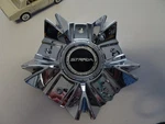 New Strada Chrome Custom Wheel Center Cap # S18, 56162285F-1 Used. Price: $140.59.