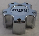 Moto Metal Wheels Chrome Custom Center Caps # 308L121 / LG0906-08 Used. Price: $49.95.