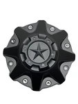 Dfd Wheels Matte Black/chrome Star Center Cap ER038 New. Price: $49.99.