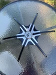 Lexani Black Machined Piece Cap Outside PART#:C-245-2 SL801 12 Used. Price: $65.00.