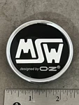 Msw Designed By Oz Racing Wheel Rim Black Hub Cover Center Cap PCH89 Used. Price: $32.50.