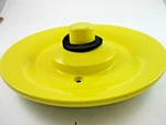 Team Dynamics/ Unknown Yellow Custom Wheel Center #LC45 (for 1 Cap) Used. Price: $32.75.