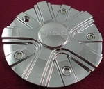 Azari Wheels Chrome Custom Center Cap # W-582 (1) Used. Price: $69.95.