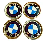 Set Of 4 Bmw 3 & 5 Series Oem Center Wheel Hub Cap Cup Rim Cover Chrome Od Ss Used. Price: $59.20.