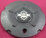Kmc Wheels Flat Black Custom Center Cap # 373L162 / LG0907-30 (1) Used. Price: $59.95.