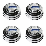 New, Stock Rays Vork Racing NO.86 Lps Cap 6-139.7 Chrome/bl Set Of 4. Price: $195.25.
