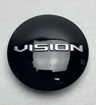 Vision Gloss Black/silver Logo Snap In Wheel Center Cap C147GB New. Price: $19.99.