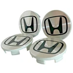 Honda Wheel Center Chrome Silver Black Logo Hubcaps 69MM 2.75" (set Of 4X) Used. Price: $19.90.