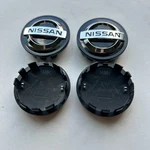 Set 4 Black Wheel Center Caps Chrome Logo For Nissan Sentra Hubcap Rims Used. Price: $20.00.