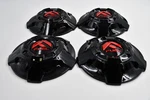 Set Fuel Offroad 5 / Lug Center Caps Gloss Black Red Contra D643 1003-81GBQ New. Price: $140.00.